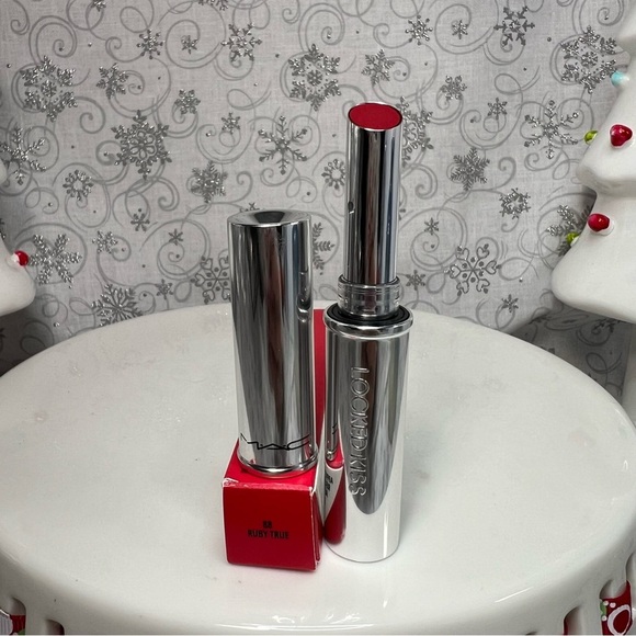 MAC Cosmetics Lock Kiss 24 Hour Lipstick x7 -Gutsy-Renegade-Teaser-Ruby True-Coy - Picture 5 of 12